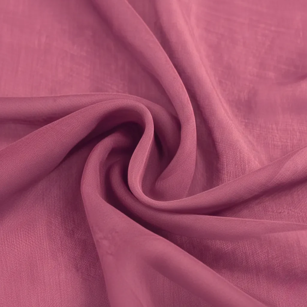 Pink sheer curtains